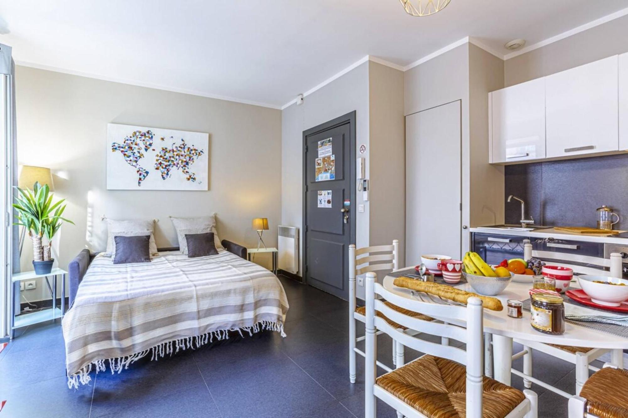 Paradis - Carre D'Or 1 Room - Balcony Sea View Nizza Esterno foto
